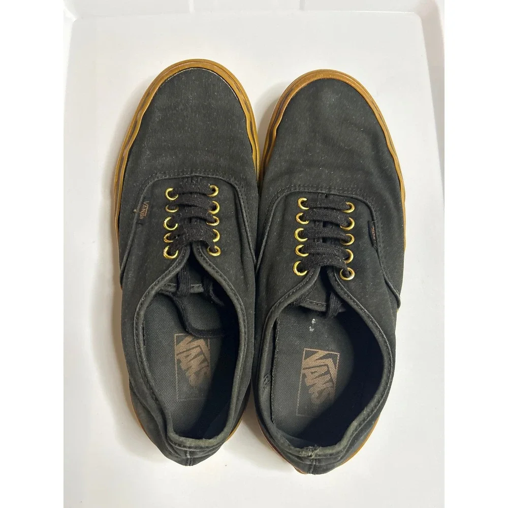 Vans Black Canvas Sneakers Mens Size 10